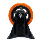 Rodizio Fixo Placa 412 Laranja A09140-F