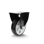 Rodizio Fixo Placa 312 Preto Colson