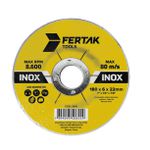 Disco Desbaste 7 x 1/4 x 7/8 Aço Inox 2816 Fertak