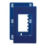 Placa 4 x 2 Azul Marinho 3 Postos Linha Infiniti Margirius