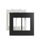 Placa 4 x 4 Grafite 6 Postos Linha Sleek Margirius