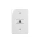 Conjunto Placa Conector Televisão Coaxial Linha Renova Margirius