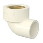 Joelho Pvc 90º Graus Transição LR Aquatherm 22mm x 1/2 Tigre