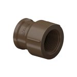 Luva Pvc Marrom LR Soldável Com Rosca 20 x 1/2 Tigre