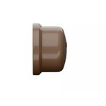 Cap Tampão Soldável Marrom 40mm Tigre