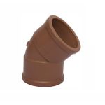 Joelho Pvc Marrom 45º Graus 20mm Plastubos