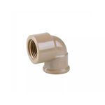 Joelho Pvc Marrom 90º Graus LR Soldável Com Rosca 25 x 3/4 Plastubos