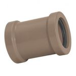 Luva Pvc Marrom De Correr 50mm Plastubos