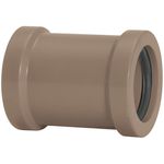 Luva Pvc Marrom De Correr 60mm Plastubos