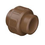 União Pvc Soldável Marrom 25mm Fortlev