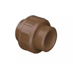 União Pvc Soldável Marrom 50mm Fortlev