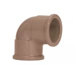 Joelho Pvc Marrom Soldável 90º Graus 85mm Amanco