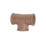 Te Pvc Marrom Soldável 85mm Amanco