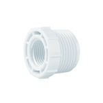 Bucha Pvc de Redução Roscável 3/4 x 1/2'' Plastubos