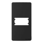 Placa com Suporte Sleek apra Condulete 1' pol Preta Margirius 22425
