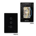 Interruptor Inteligente Touch 3 Teclas Bivolt Ebony Margirius 22096