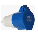 Pino Tomada Femea Industrial 32A 3P+T Azul Margirius 21642