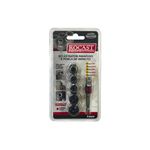 Jogo Soquete Extrator Saca Parafuso Porca 1/4 a 1/2 6 Peças 9,0006 Rocast