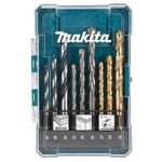 Kit Brocas com 9 Peças Makita D-71962