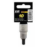 Soquete Allen Hexagonal Curto Encaixe 1/2 x 10mm VIP