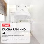Ducha Faminho 4T Com Cano 30cm Branca Fame