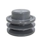 Polia de Ferro Fundido 75mm com 2 Canais A - Mademil