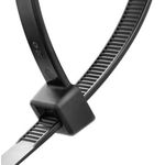 Abraçadeira de Nylon 7,6 x 500mm Preta com 50 Peças Fertak