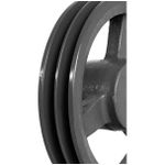 Polia de Ferro Fundido 200mm com 2 Canais B - Mademil
