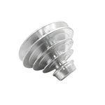 Polia de Aluminio Escalonada 50 x 75 x 100 x 125 com 4 Canais A Alucal