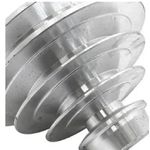 Polia de Aluminio Escalonada 50 x 75 x 100 x 125 com 4 Canais A Alucal