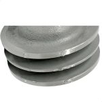 Polia de Ferro Fundido 110mm com 2 Canais B - Mademil