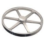 Polia de Alumínio 280mm com 2 Canais A Alucal
