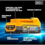 Kit 2 Baterias PowerStack 20V Max 1,7Ah + Carregador DCB107 Bivolt DEWALT DCBP034E2