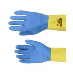Luva de Látex Neoprene Bicolor Slim Volk