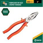 Alicate Universal Profissional Isolado de 8" Sata ST700022L