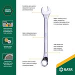 Chave Combinada Angulada 45° 50mm Sata ST40268G