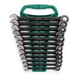 Jogo de Chave Combinada Catraca 8 a 19mm 12pçs Sata ST08032