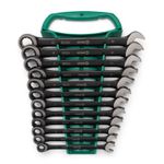 Jogo de Chave Combinada Catraca 8 a 19mm 12pçs Sata ST08032