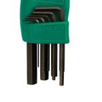 Jogo Chave Hexagonal Curta 1,5 a 10mm Cr-V 9 Peças Sata ST09129L