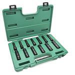 Jogo Soquete Impacto Parede Fina Longo 1/2" 13 Pç Sata ST34398T