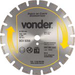Disco Diamantado 350mm Asfalto Concreto 1268350050 Vonder