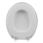 Assento Sanitário Oval Almofadado Astra Branco 1