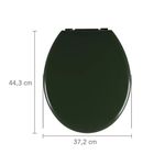 Assento Sanitário Oval Almofadado Astra Verde 5