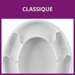 Assento Sanitário Oval Talento Rígido Classique Astra Branco 1