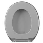 Assento Sanitário Oval Anatômico Astra Cinza 2