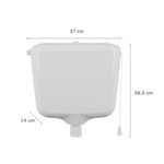 Caixa de Descarga Elevada com Volume Regulável de 6,8L a 9L Astra Branco