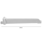 Braço de 30cm para Chuveiro Elétrico com Capa Branco Astra