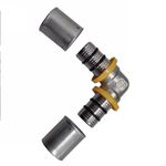 Cotovelo para Mangueira Tubo Gás PEX Astra 16mm GC16A