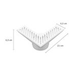 Ralo de Canto Branco RCAN1 100mm ASTRA