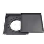 Ralo Oculto Quadrado Universal de 15x15cm Astra Cinza